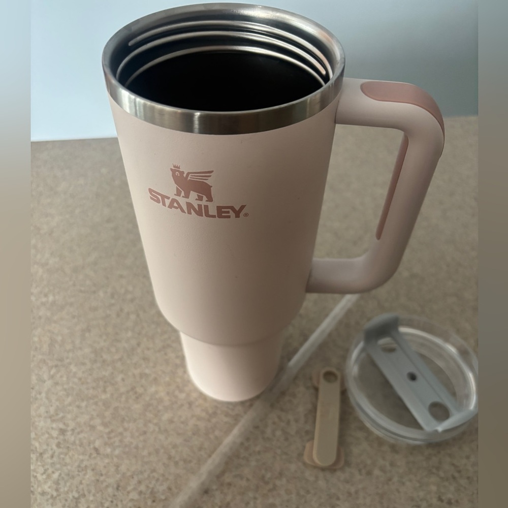 Stanley Cosmo Pink Travel Mug with Lid 40oz